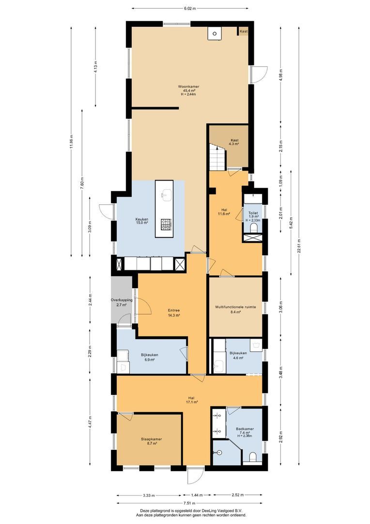 Allemawei 3, Aldwâld plattegrond-0
