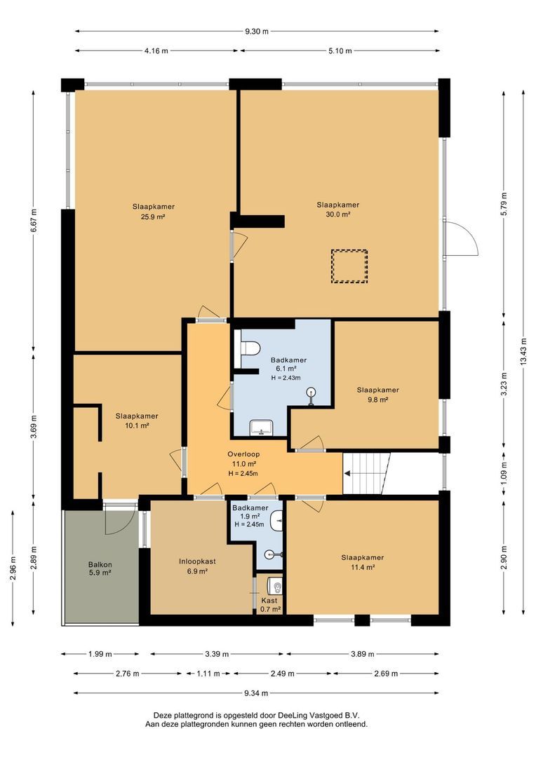 Broekfinne 38, De Wilgen plattegrond-1