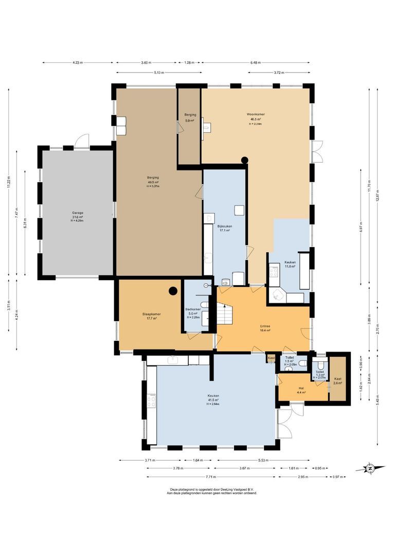 Durk Ljibbeswei 5, De Tike plattegrond-0