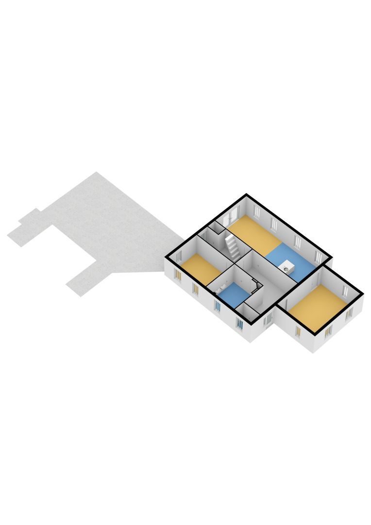 de Dôlle 16 A, De Trieme plattegrond-4