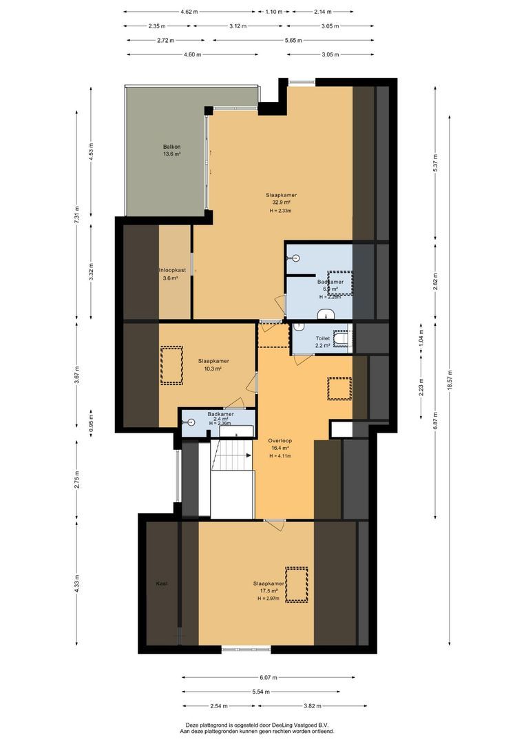 Slinge 44, Drachten plattegrond-4