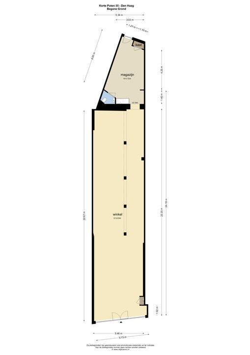 Korte Poten 55, Den Haag plattegrond-13