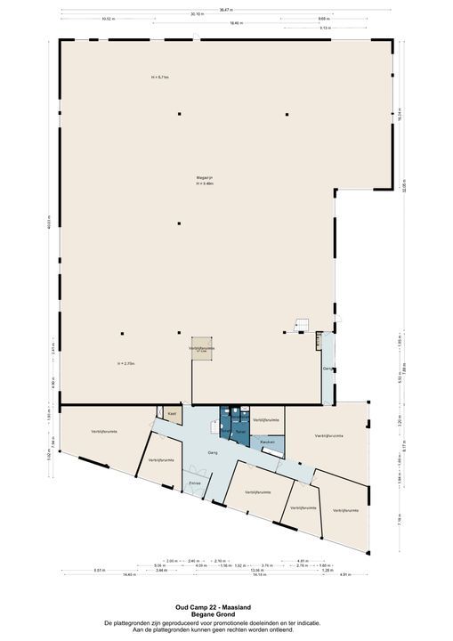 Oud Camp 22, Maasland plattegrond-37