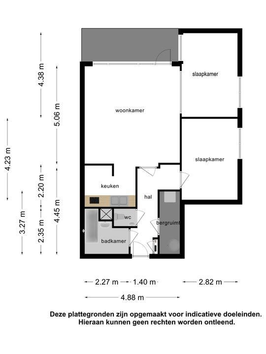 Evelindeflat, Roosendaal plattegrond-14