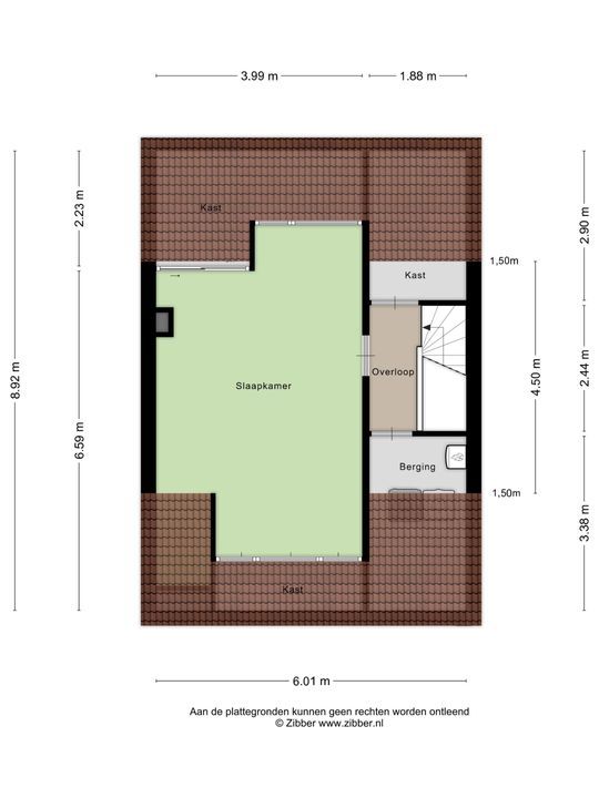 Albert van Huffelstraat, Breda plattegrond-16