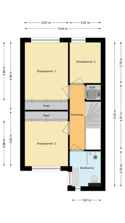 Koolhof, Gilze plattegrond-21