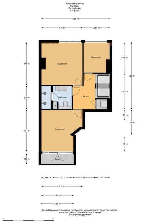 Hart Nibbrigkade 96, Den Haag plattegrond-37