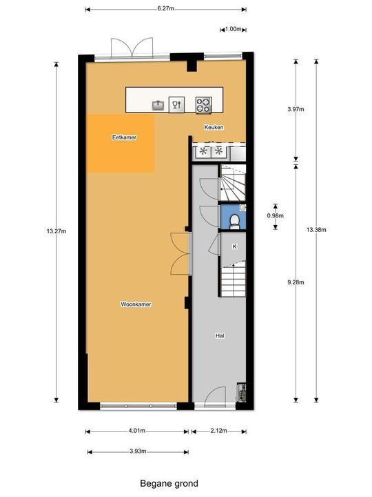 Groningsestraat 16, Den Haag plattegrond-65
