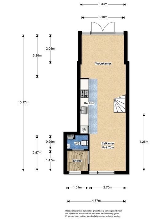 Prins Hendrikstraat 64, Voorburg plattegrond-55