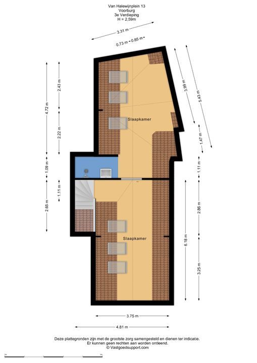 Van Halewijnplein 13, Voorburg plattegrond-38