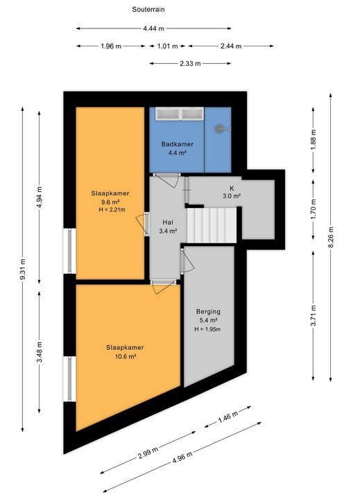Hendrik Zwaardecroonstraat 116 B, Den Haag plattegrond-22