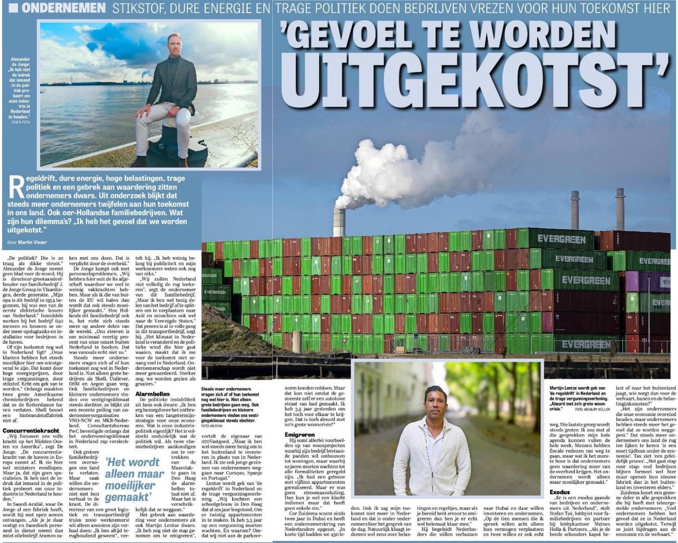 Deze ondernemers vrezen voor hun toekomst in Nederland | Telegraaf, sept 2025