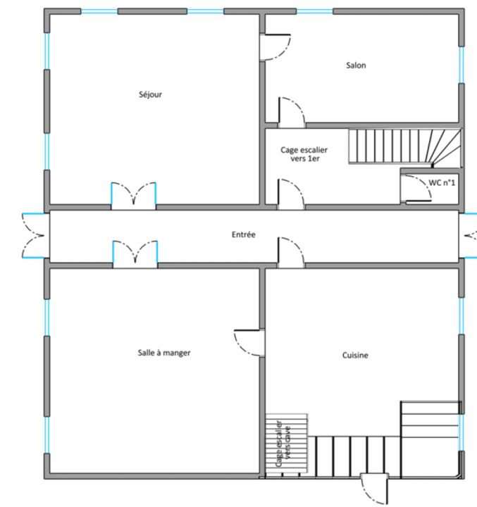 SI1580, Saint-Saulge plattegrond-4