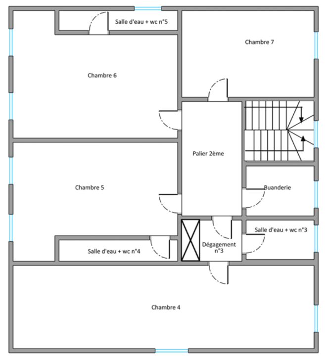 SI1580, Saint-Saulge plattegrond-4