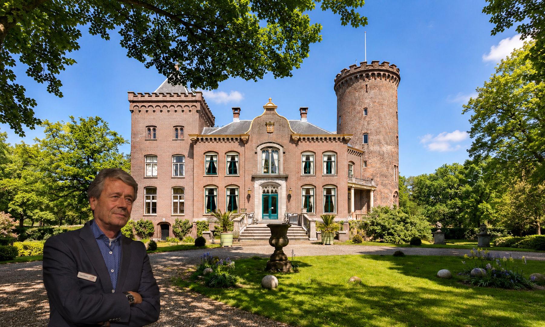 Op cursus..... Kasteel Sterkenburg te koop. Al wist de eigenaar van niets