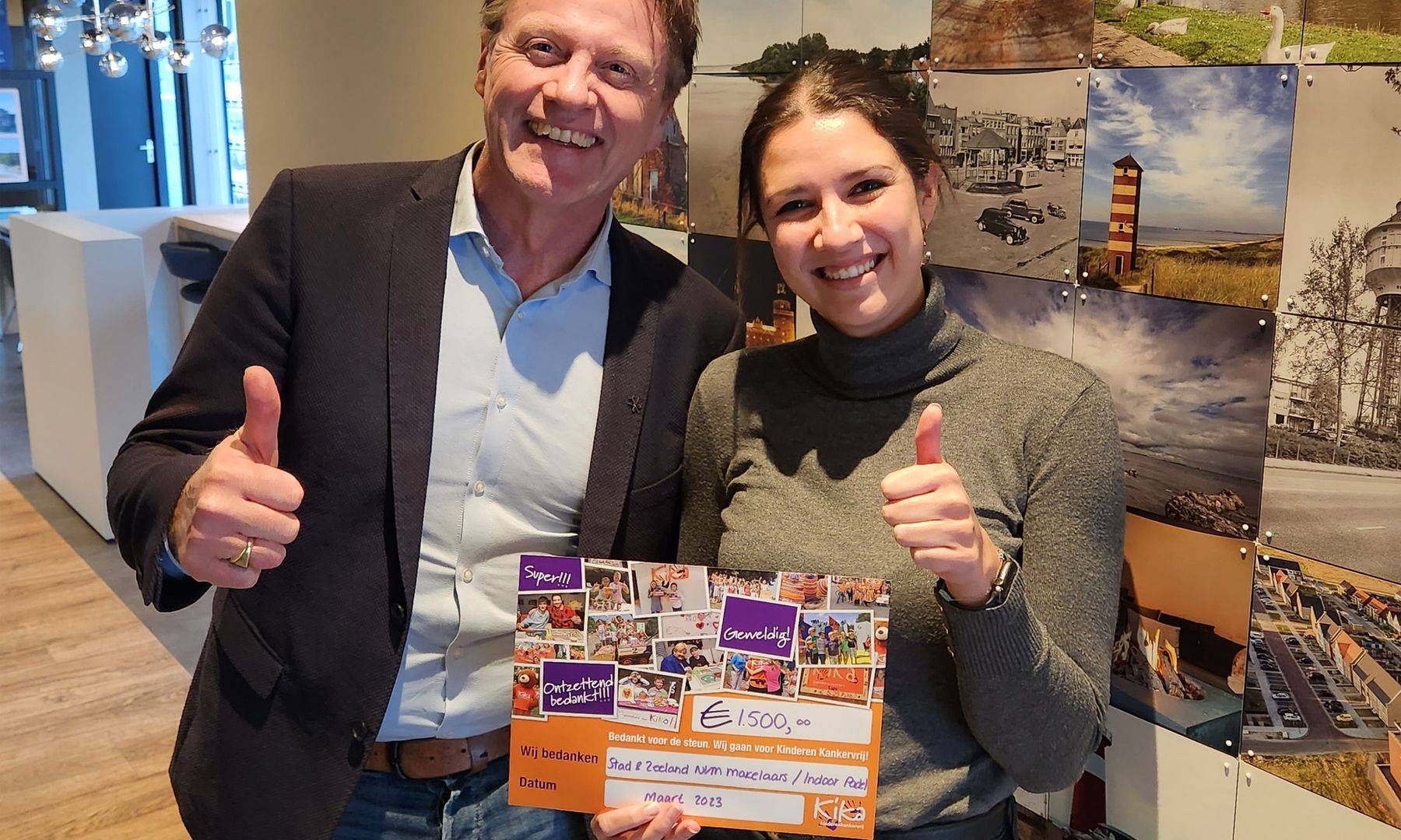 Wat een prachtig bedrag opgehaald voor Kika!