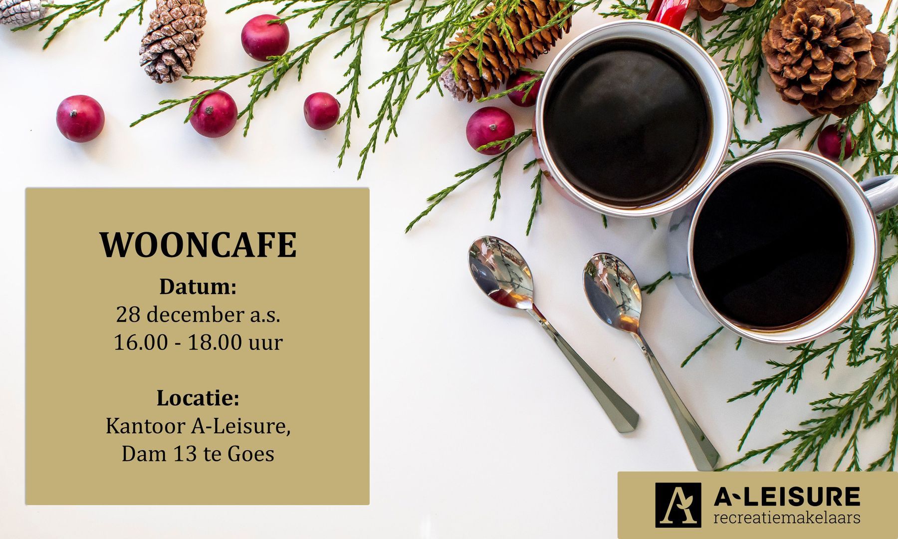 Wooncafé Beleggersspecial| Woensdag 28 december a.s.