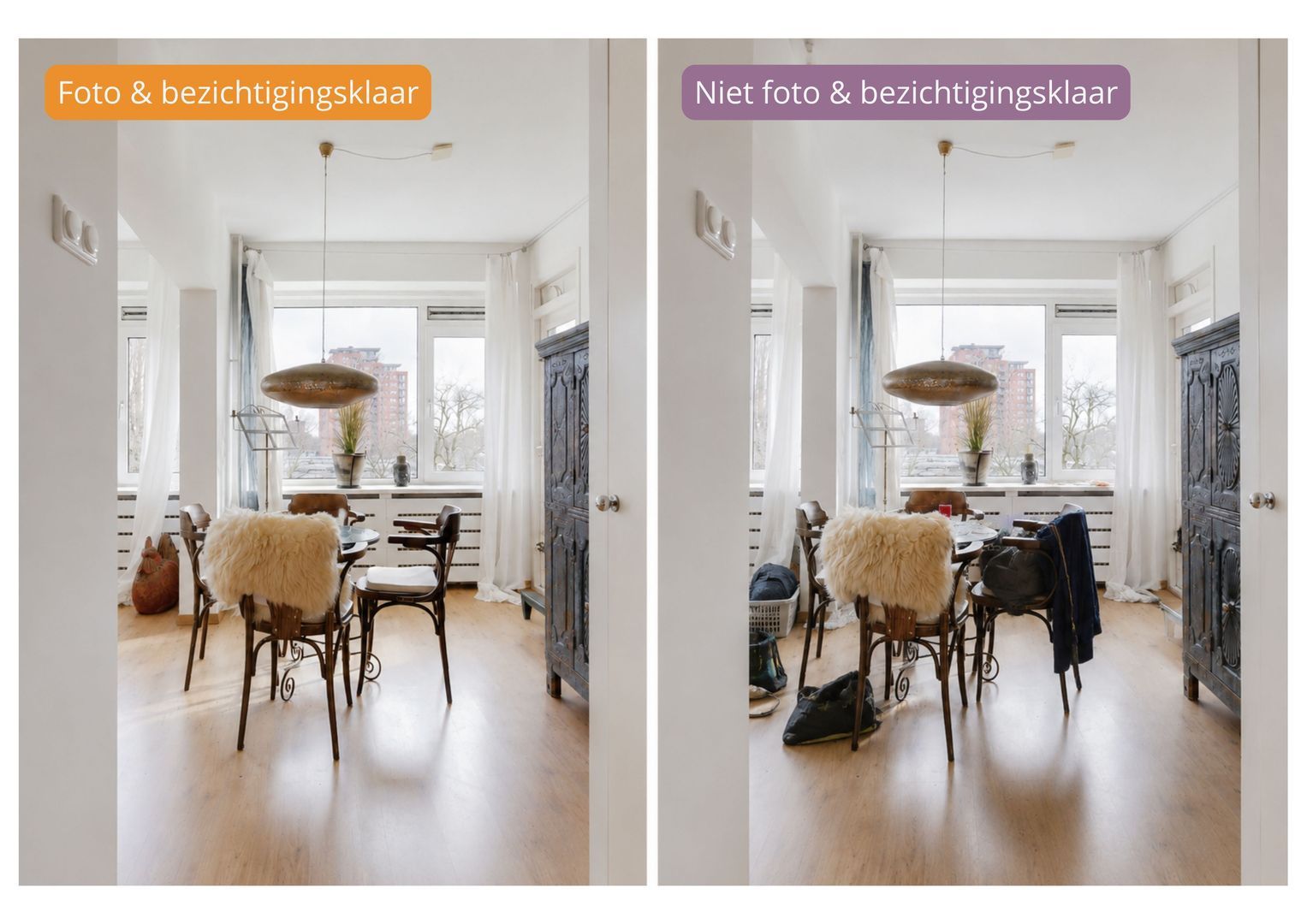 Zo maak je je woning 'verkoopklaar' voor foto’s en bezichtigingen