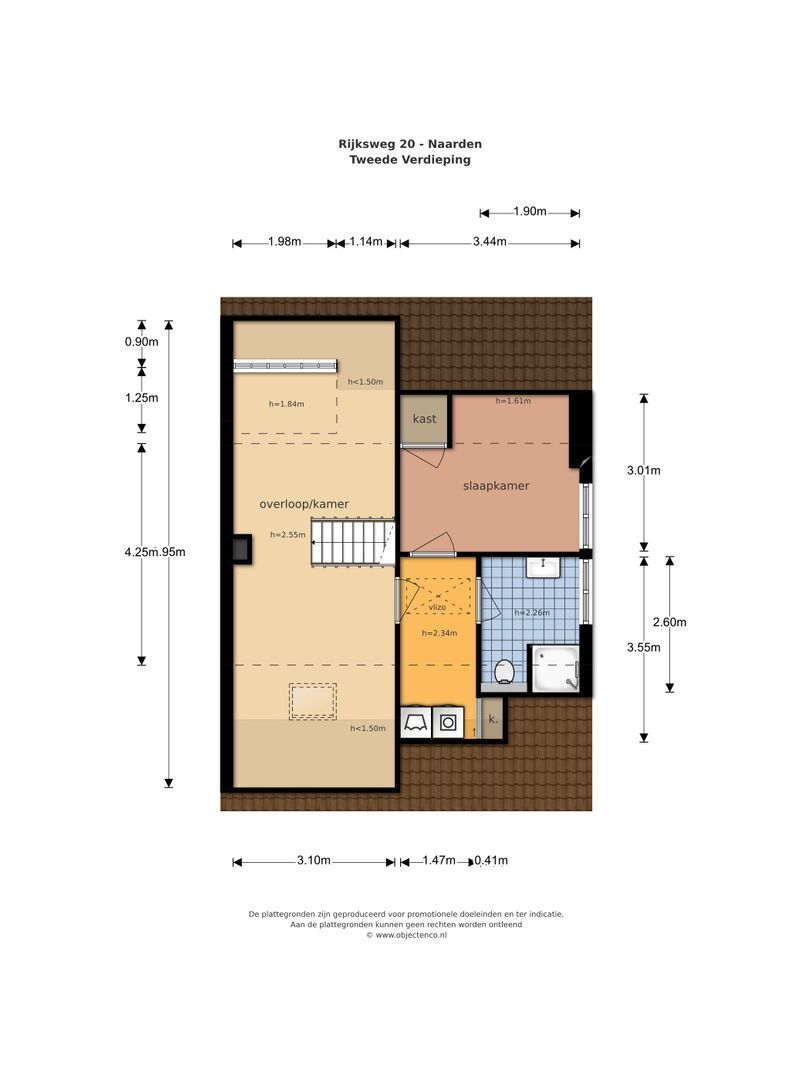 Rijksweg 20, Naarden plattegrond-2