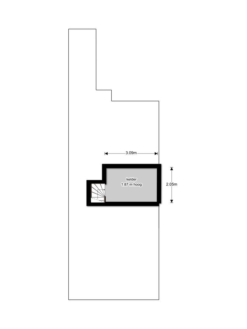Mariastraat 8, Bussum plattegrond-2