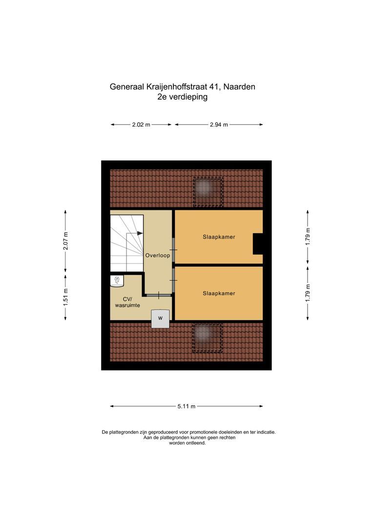 Generaal Kraijenhoffstraat 41, Naarden plattegrond-2
