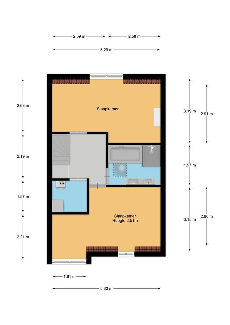 J.H.B. Koekkoekstraat 44, Hilversum plattegrond-3