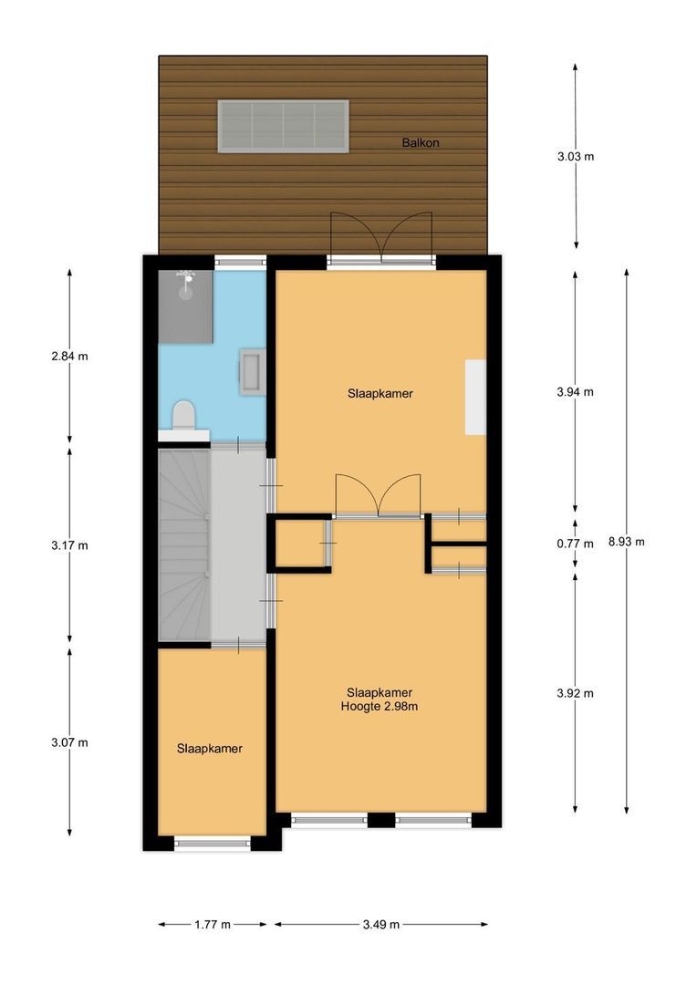 J.H.B. Koekkoekstraat 44, Hilversum plattegrond-2