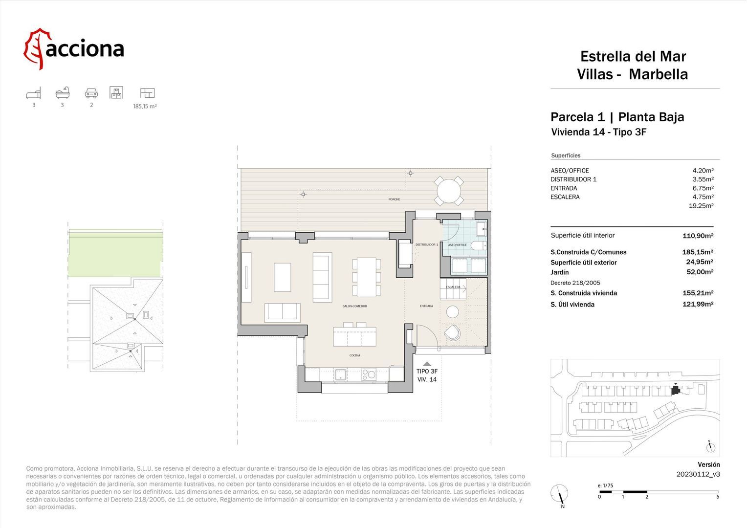 Sophisticated new villas, Elviria (Marbella) plattegrond-2