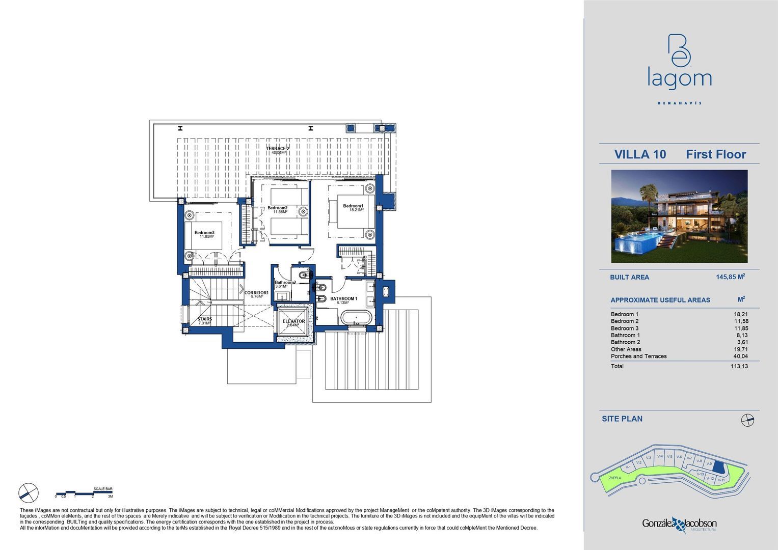 Just Built Luxury Villas, Marbella plattegrond-3