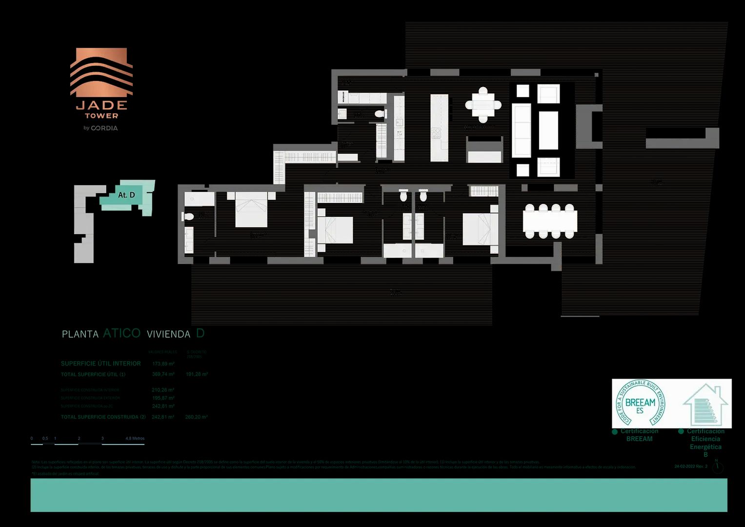 Key ready Jade tower, Fuengirola (Málaga) plattegrond-0