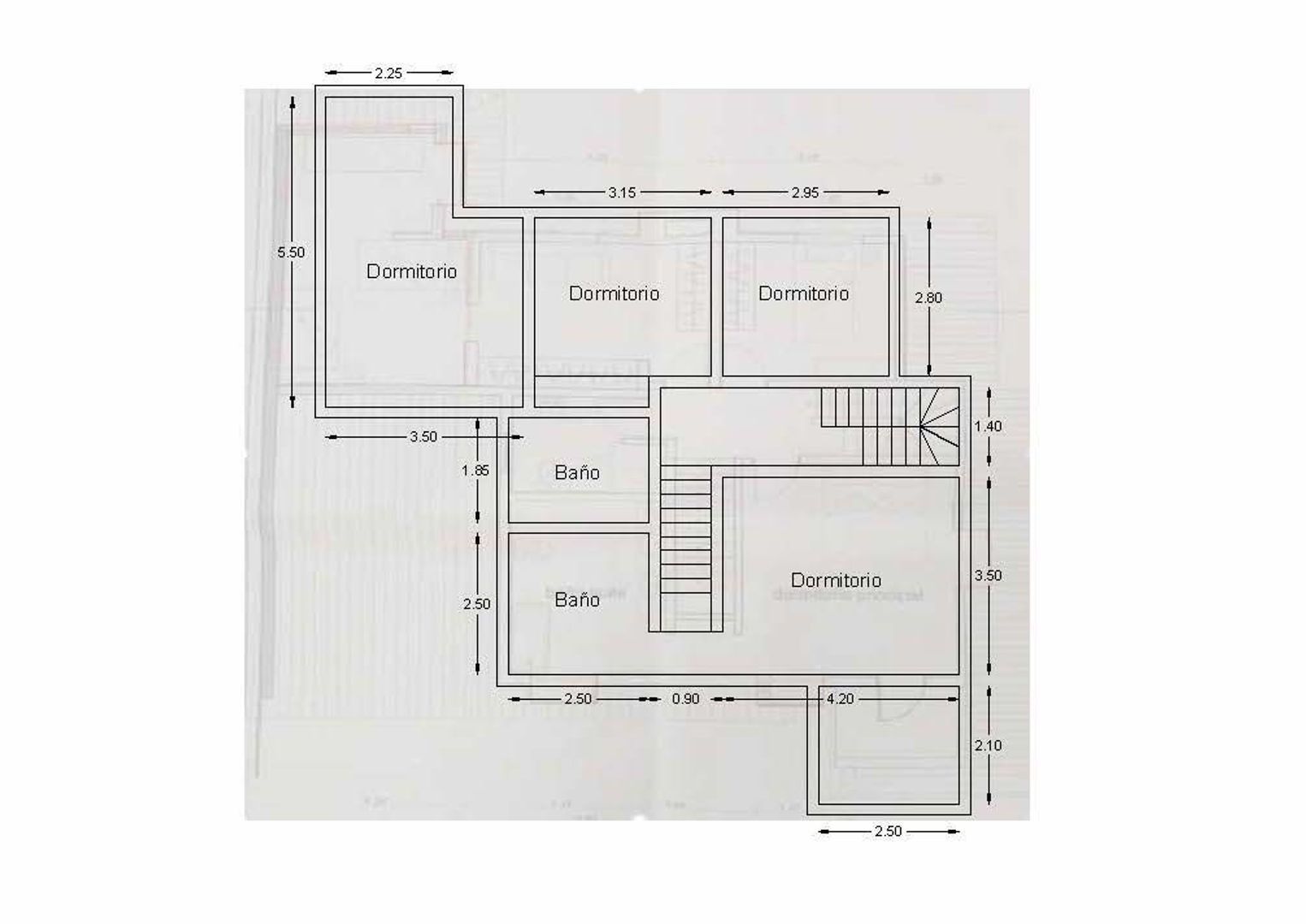 El Comendador, Santiago plattegrond-1