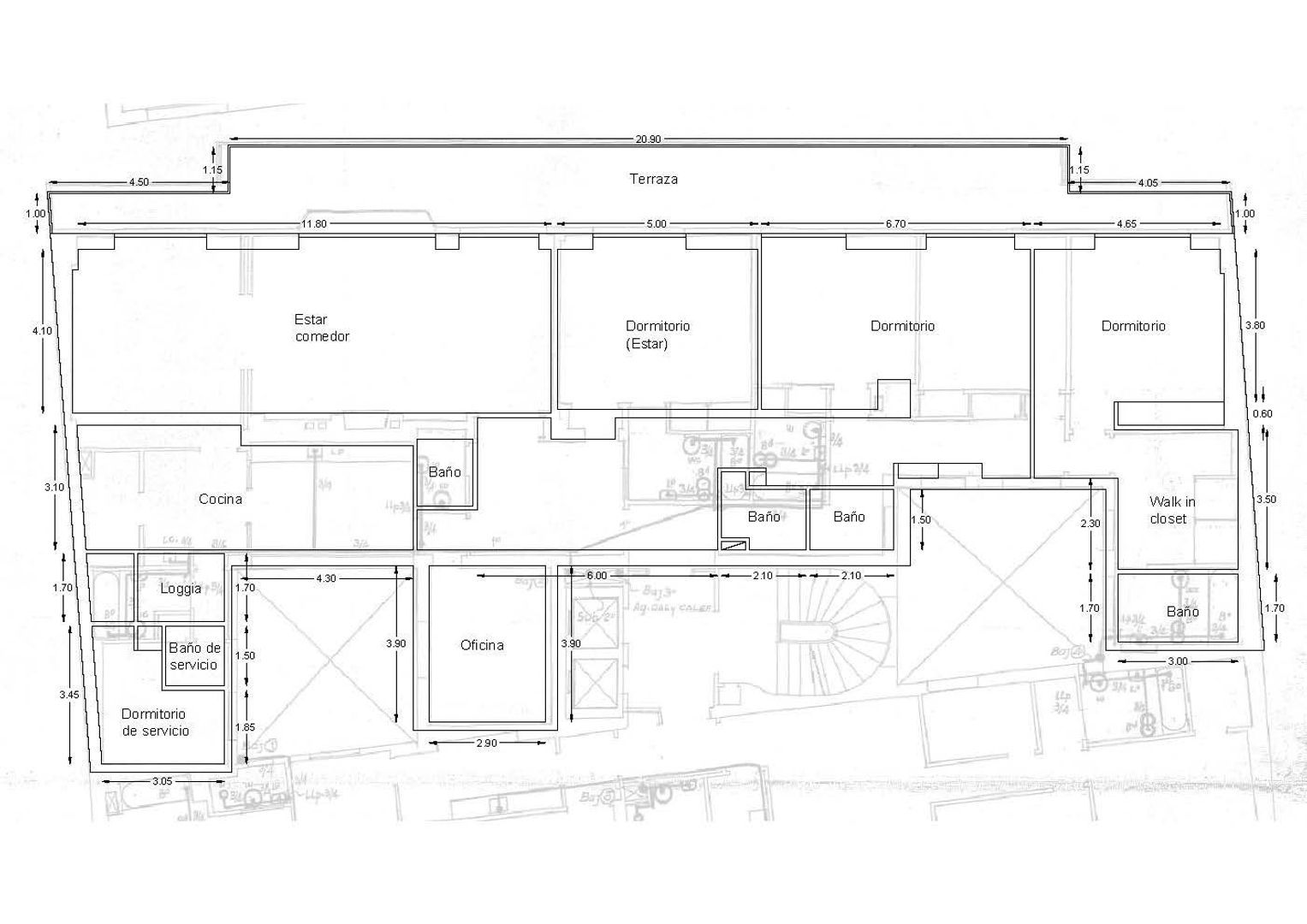 Ismael Valdés Vergara, Santiago plattegrond-0