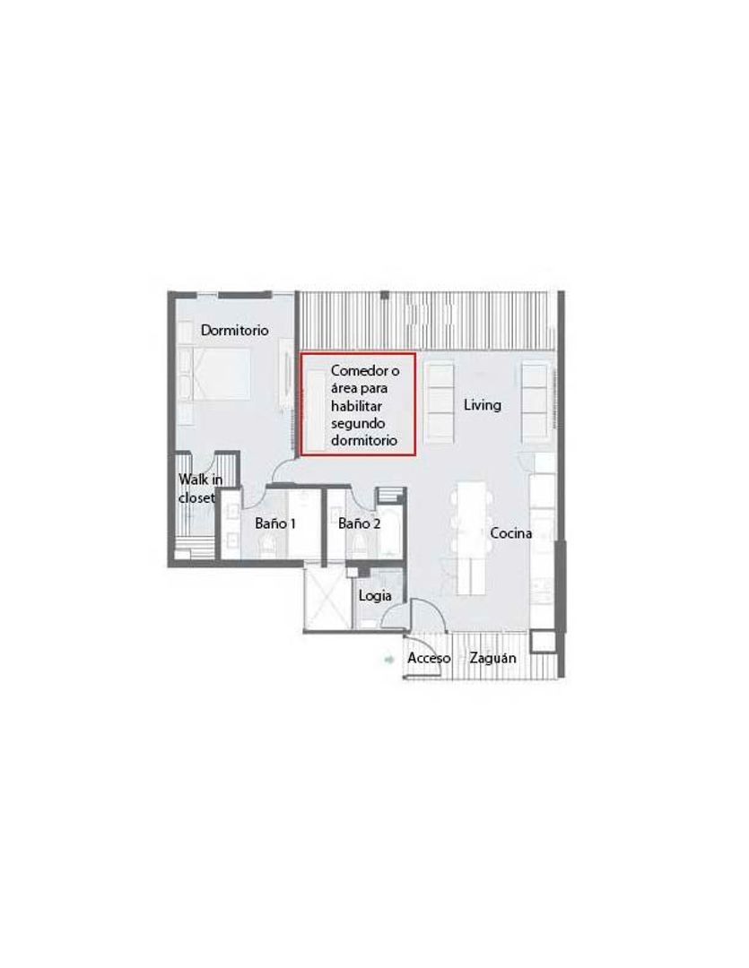 Echeñique, Santiago plattegrond-0