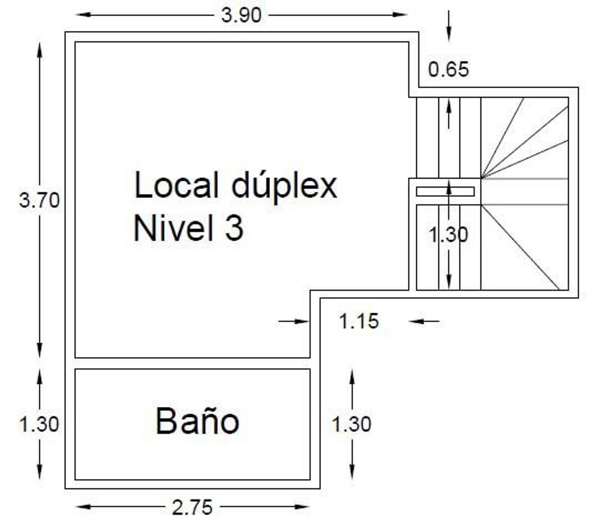 Caupolicán, Santiago plattegrond-1