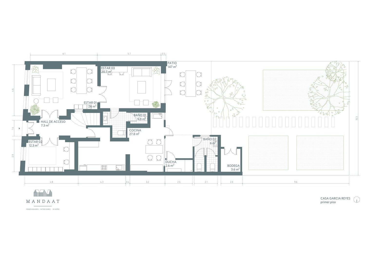 García Reyes, Santiago plattegrond-0