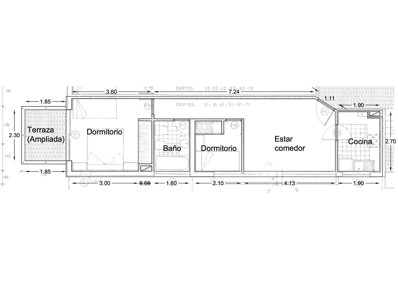 Enrique Foster Norte, Santiago plattegrond-0