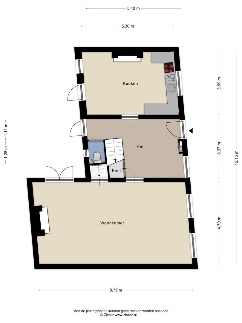 Jekerstraat 19, Maastricht plattegrond-0