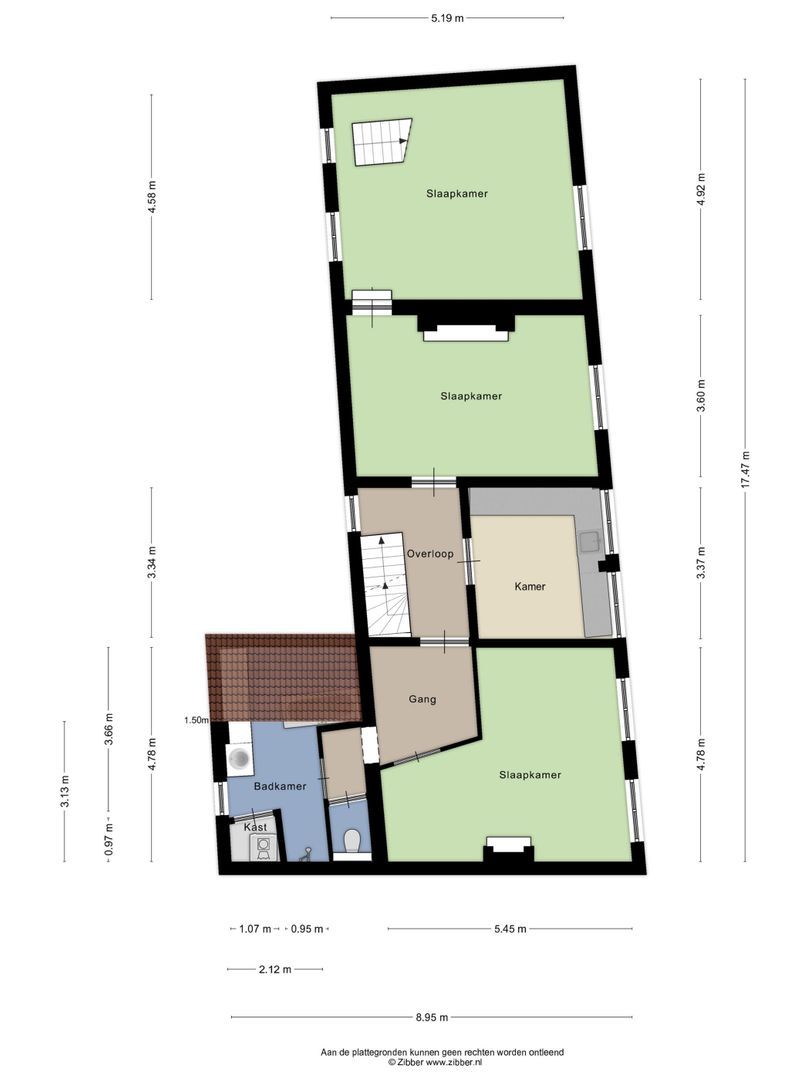 Jekerstraat 19, Maastricht plattegrond-1