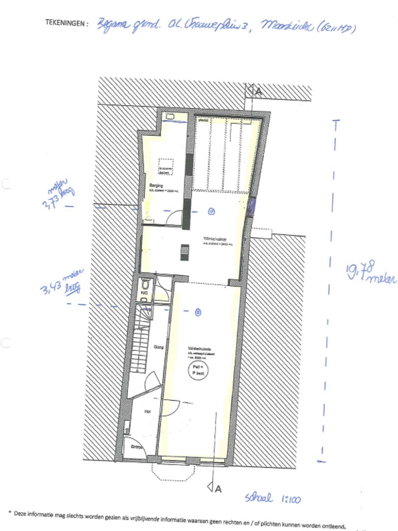 Onze Lieve Vrouweplein 3, Maastricht plattegrond-2
