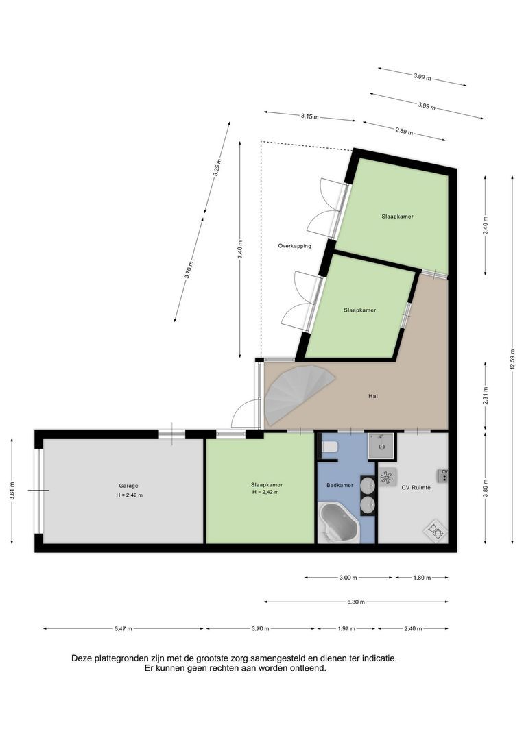 Hertenweide 13, Kerkrade plattegrond-2