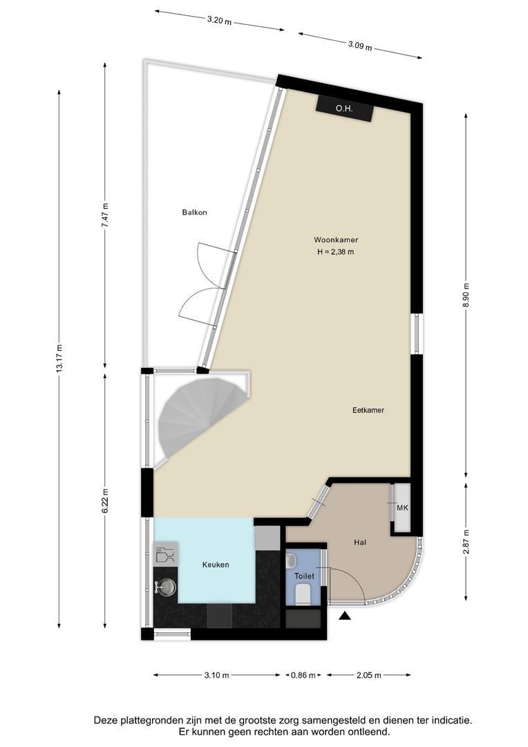Hertenweide 13, Kerkrade plattegrond-0