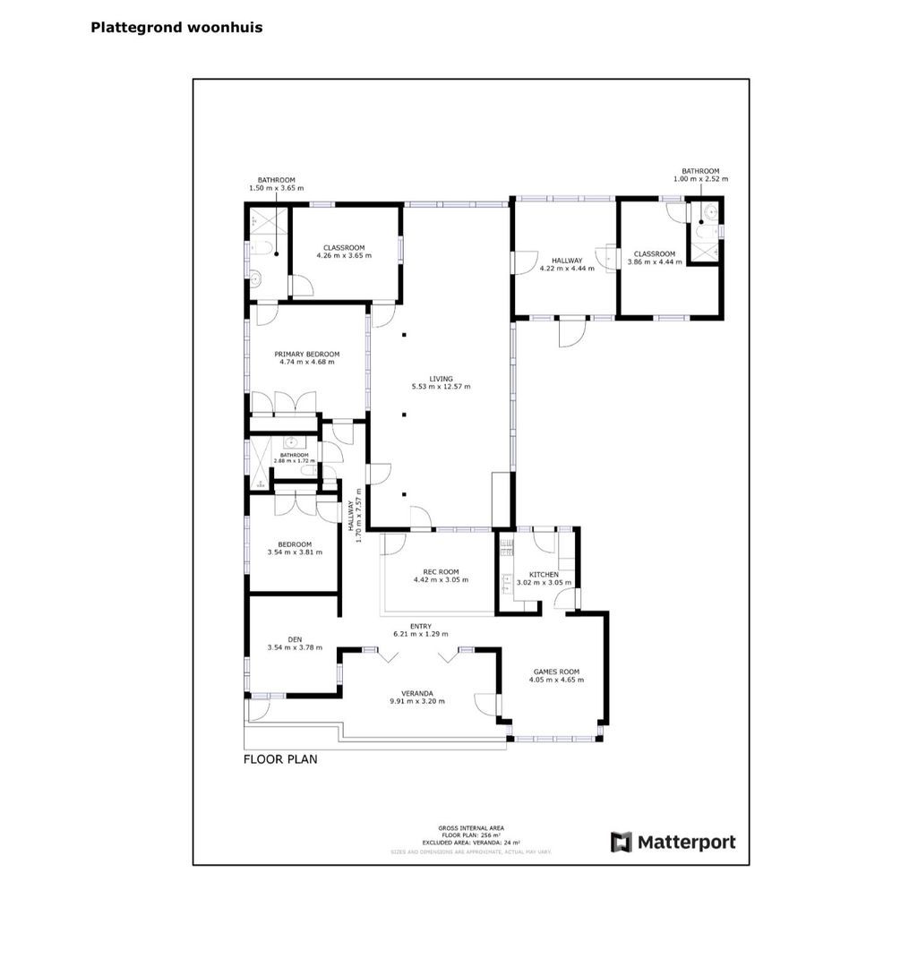 Andromedaweg 4, Curaçao plattegrond-0