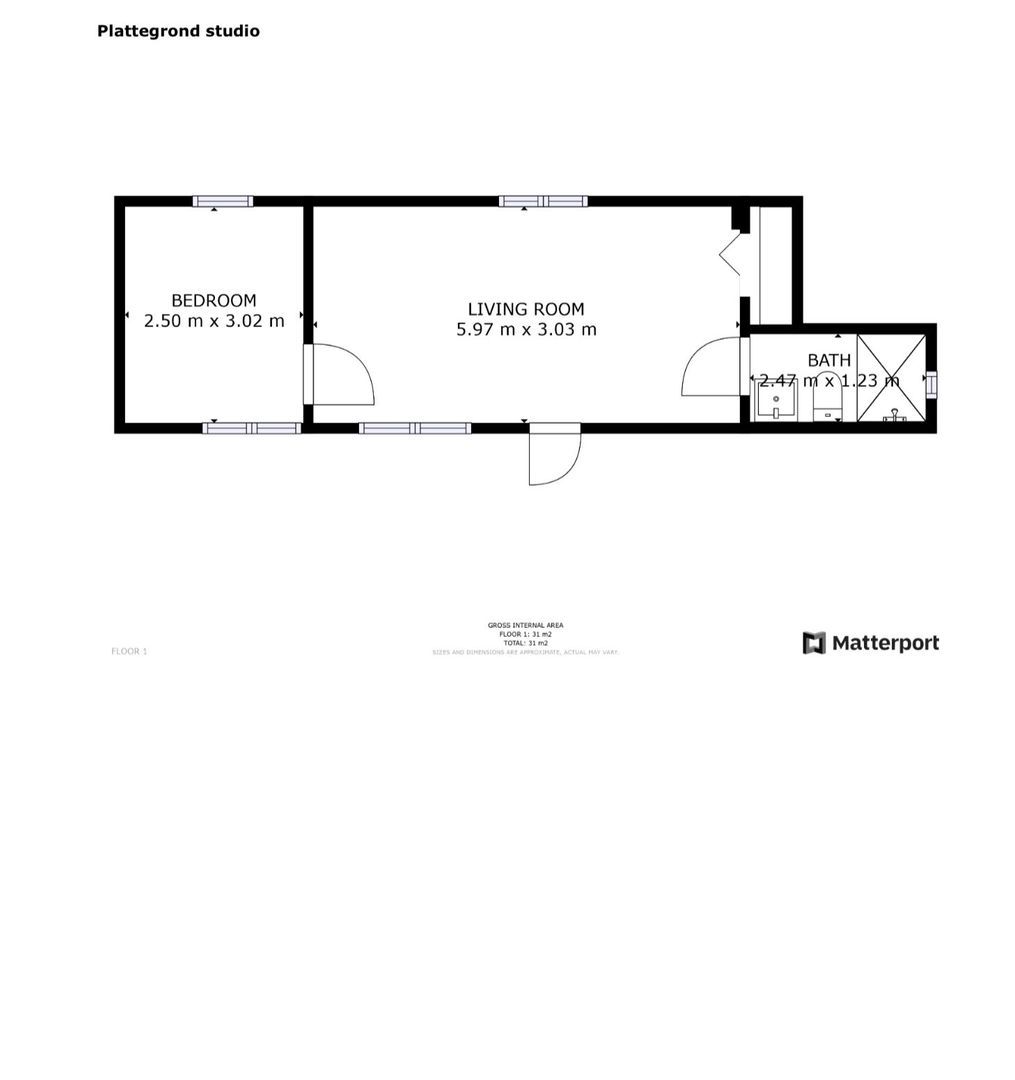 Andromedaweg 4, Curaçao plattegrond-1