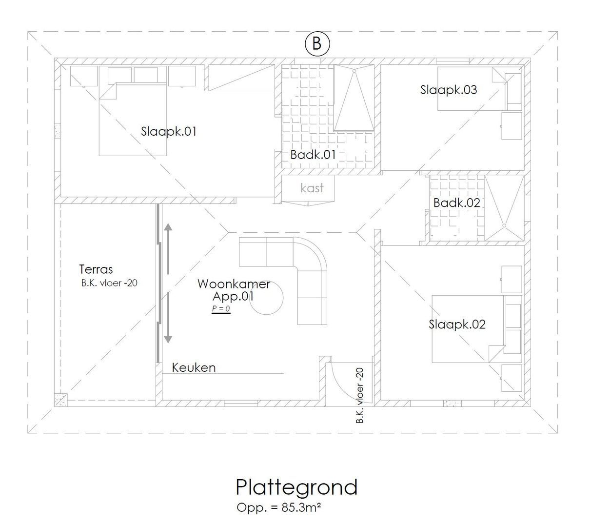 Aloë Lane, Kaya Kent U Zelf 82 plattegrond-0