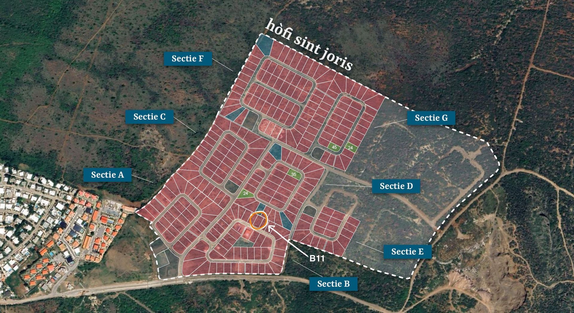Hòfi Sint Joris B11, Novus Urbana plattegrond-0
