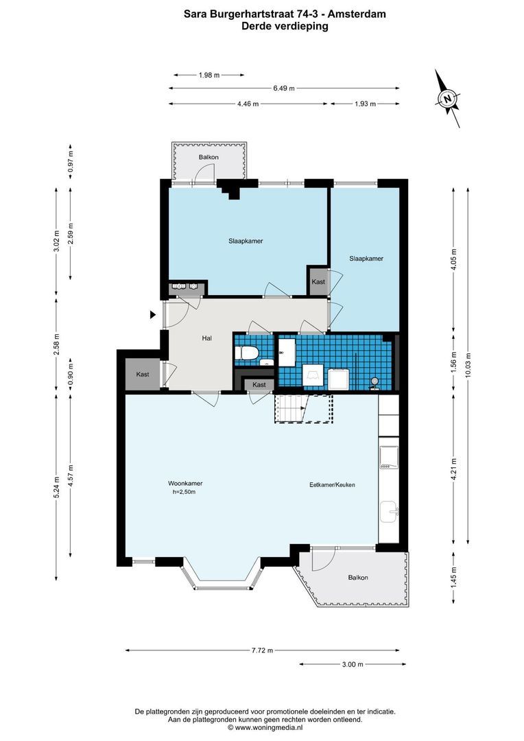 Sara Burgerhartstraat 74 3, Amsterdam foto-32