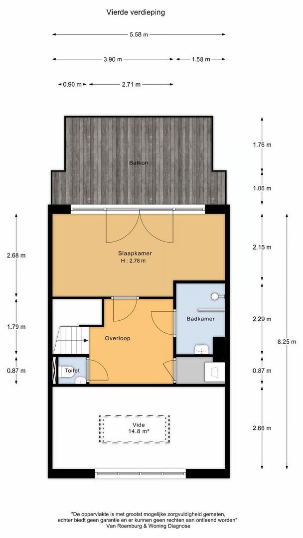 Srefidensiplein 76 A, Amsterdam plattegrond-3