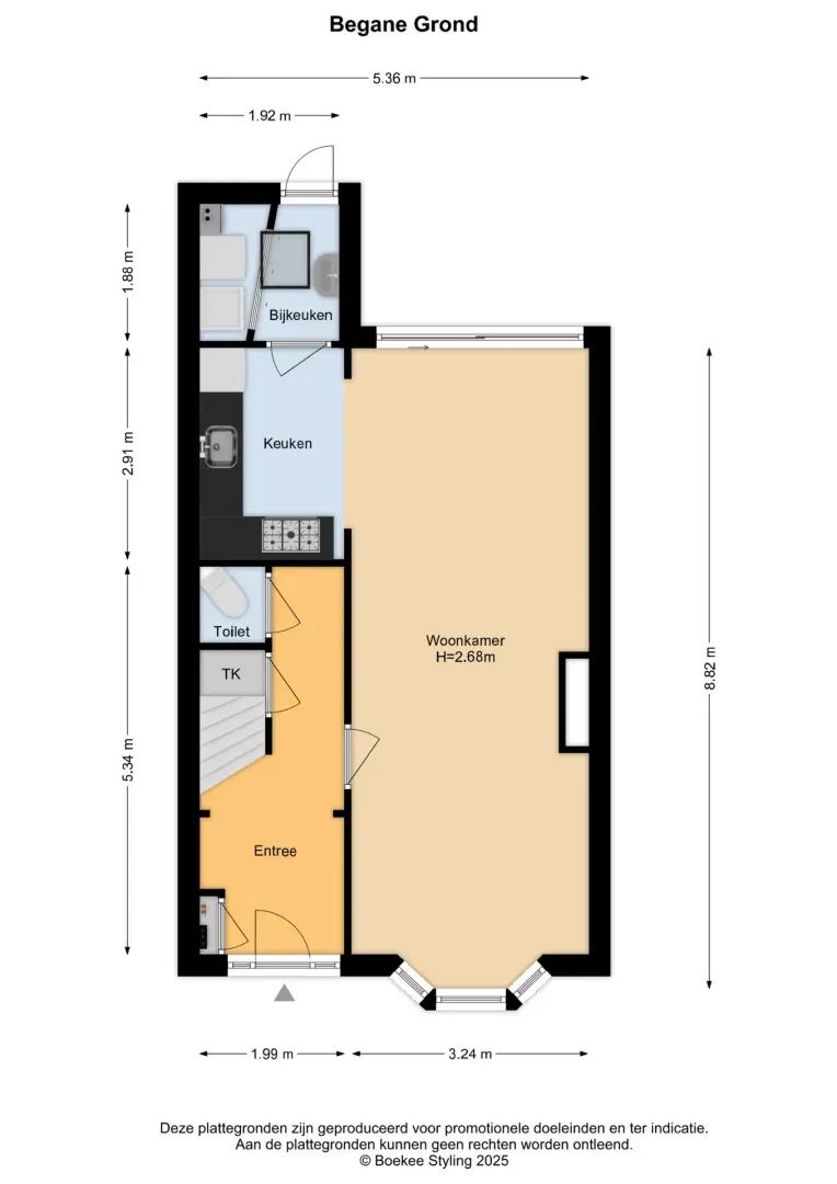 Amsterdamsevaart 224, Haarlem plattegrond-0