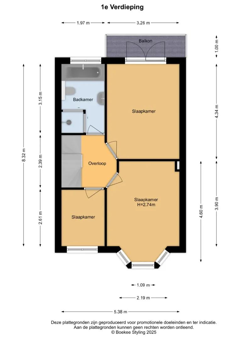 Amsterdamsevaart 224, Haarlem plattegrond-2