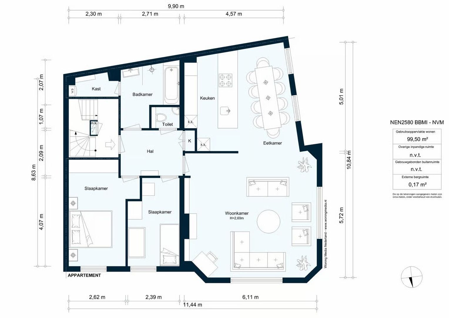 Gerrit van der Veenstraat 177 A, Amsterdam plattegrond-1